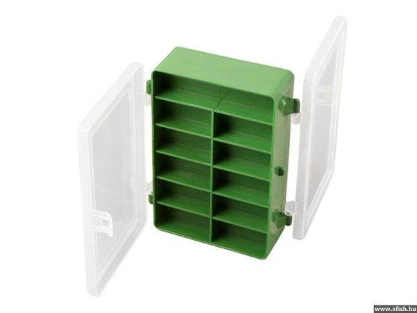 Mini Horgos Doboz Dupla Oldalas, 11 + 3 Rekeszes, 11,5x7,5x3cm (0011)