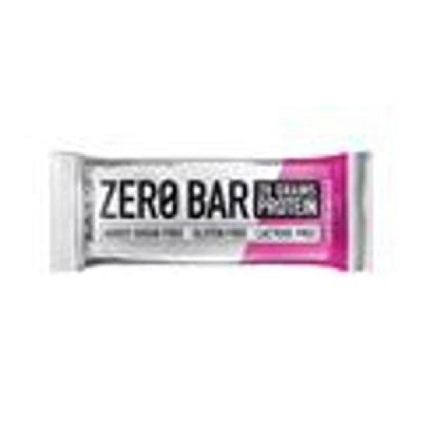 Fehérjeszelet, gluténmentes, 50g, BIOTECH USA "Zero Bar",
csokoládé-marcipán