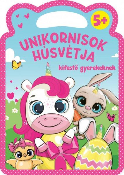 Unikornisok húsvétja - kifestő gyerekeknek