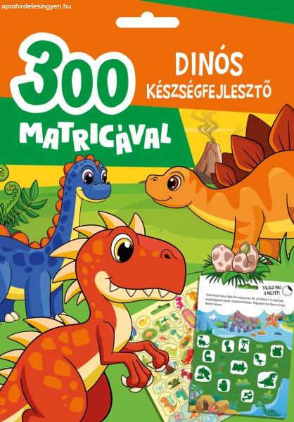 Dinós készségfejlesztő - 300 matricával