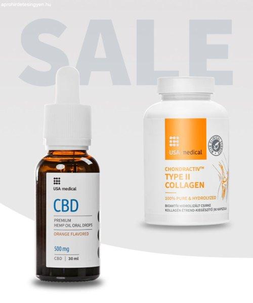 CBD Olaj 500 mg + ChondrActiv® csirke kollagén