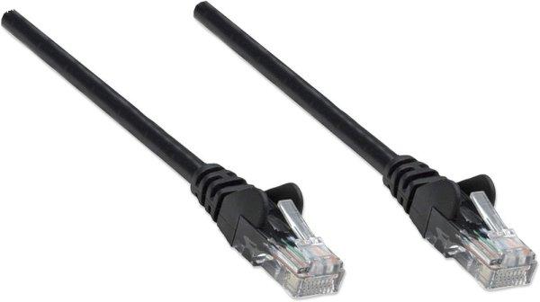 Intellinet patch kábel RJ45, Cat5e UTP, 15m, fekete