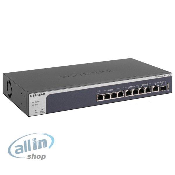 Netgear Switch MS510TX 8 portos Smart M 2X10GBE ALKATRÉSZNEK