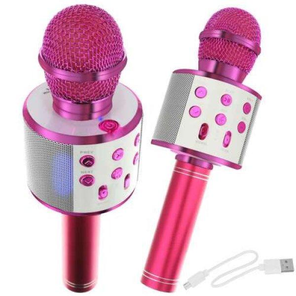 Bluetooth karaoke mikrofon WS-858- Pink