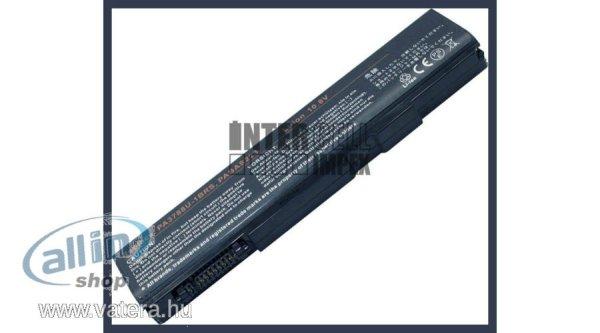 Toshiba PA3788U ,4400 mAh 6 cella fekete notebook/laptop akku/akkumulátor
utángyártott