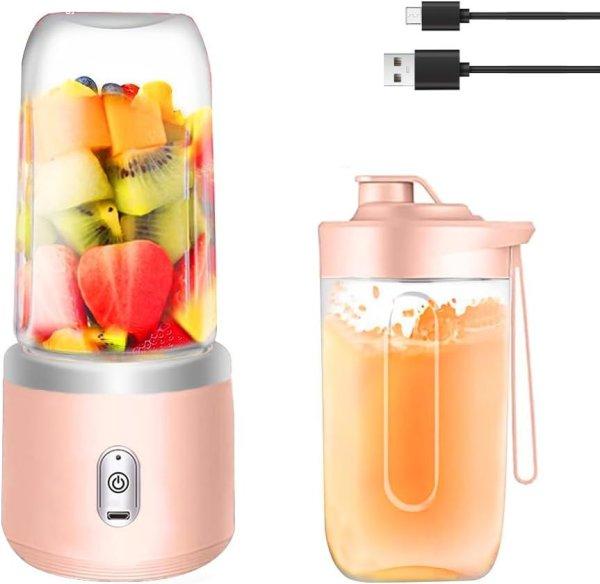 UQTUKO hordozható turmixgép, 400 ml-es turmixkészítő utazási fedéllel
Fresh Juice Mixer USB mini mixer 6 pengés 