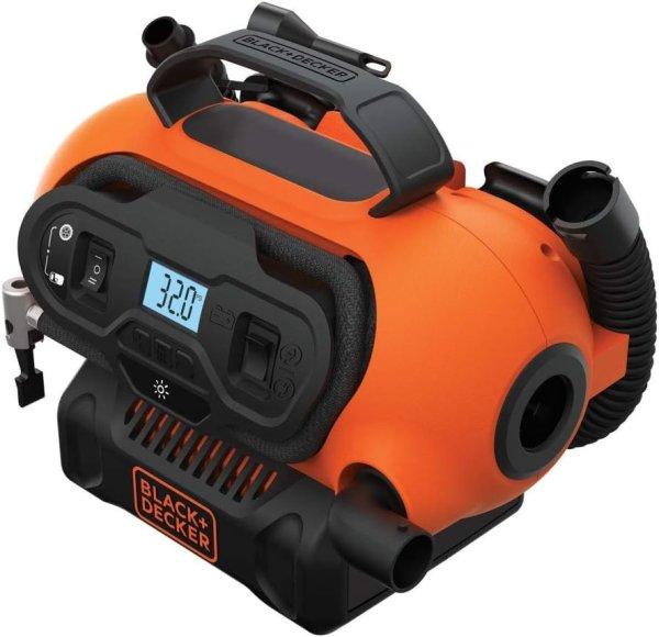 BLACK+DECKER BDCINF18N-QS légkompresszor 160 PSI AC DC 230V 12V -kishibás