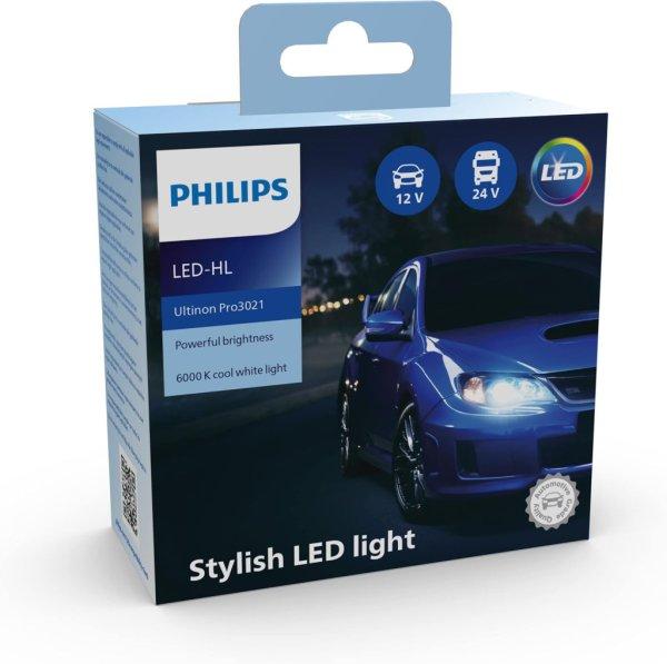 Philips Ultinon Pro3021 LED fényszóró izzó (H1), 6000K hideg fehér