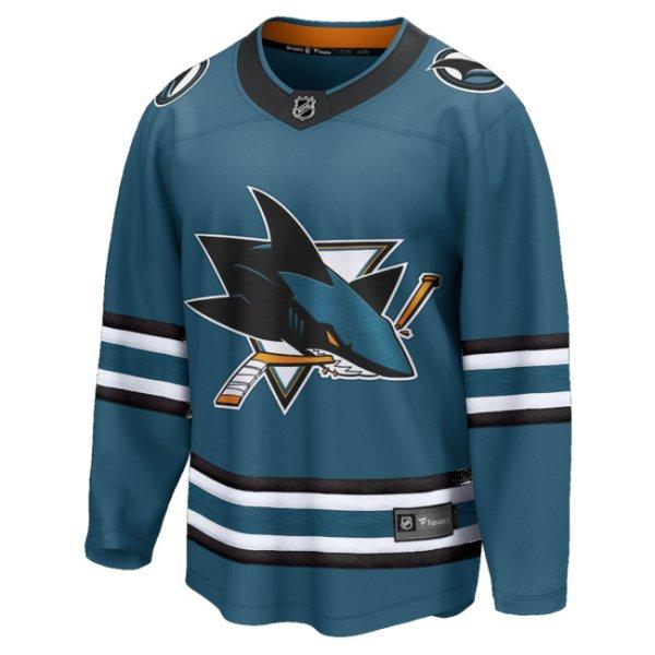 Fanatics NHL Home Breakaway jersey San Jose Sharks teal