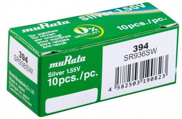 MURATA(Sony) 394 SR936SW ezüst-oxid gombelem 1,55V bl/1