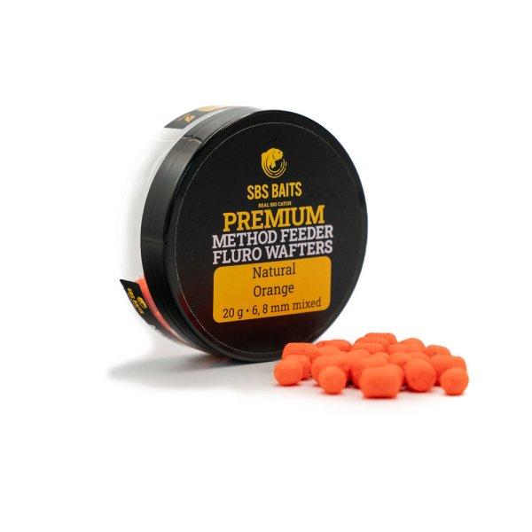 Sbs Premium Method Feeder Fluoro Wafters 6,8mm 20G - Ananász (narancssárga)