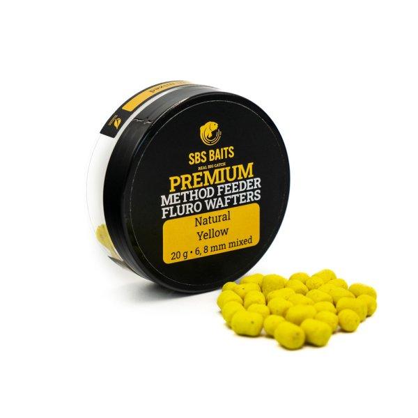 Sbs Premium Method Feeder Fluoro Wafters 6,8mm 20G - M1 (sárga)
