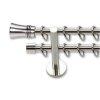 Landhouse 16mm dupla fm karnisgarnitra inox Apszis vggel