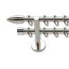 Landhouse 16mm dupla fm karnisgarnitra inox Tallin vggel