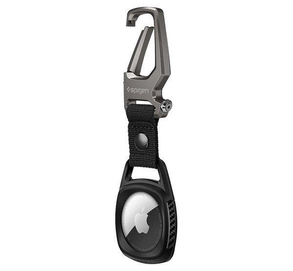 SPIGEN RUGGED ARMOR kulcstartó (rozsdamentes acél karabíner) Apple AirTag
FEKETE