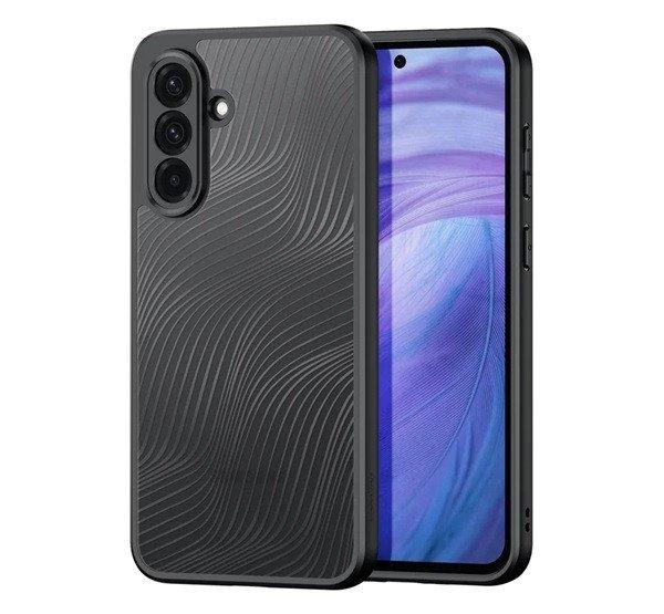 DUX DUCIS AIMO szilikon telefonvédő (ütésállóság, kameravédő, matt,
hullám) FEKETE Samsung Galaxy A56 5G (SM-A566), Galaxy A36 5G (SM-A366)