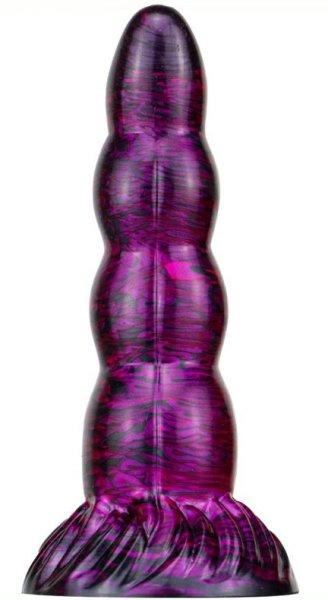Fantasy Dildo Scopio – 17 cm-es prémium dildó, lila-fekete
