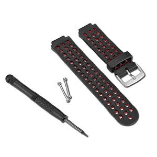 Óraszíj Garmin Forerunner 220/620 fekete/piros Okosórához