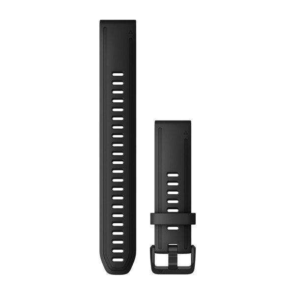 Óraszíj Garmin 20 mm fekete szilikon, fekete csat (QuickFit) Fenix 6S Large
Okosórához