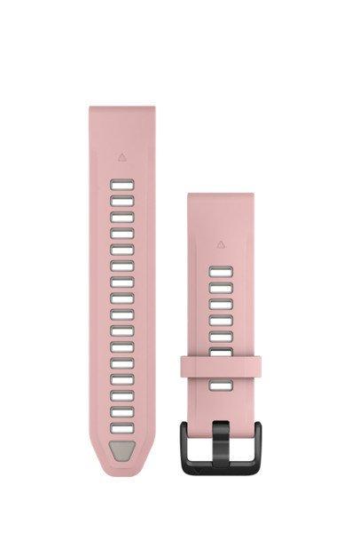 Óraszíj Garmin 20 mm rose/szürke szilikon (QuickFit) Okosórához