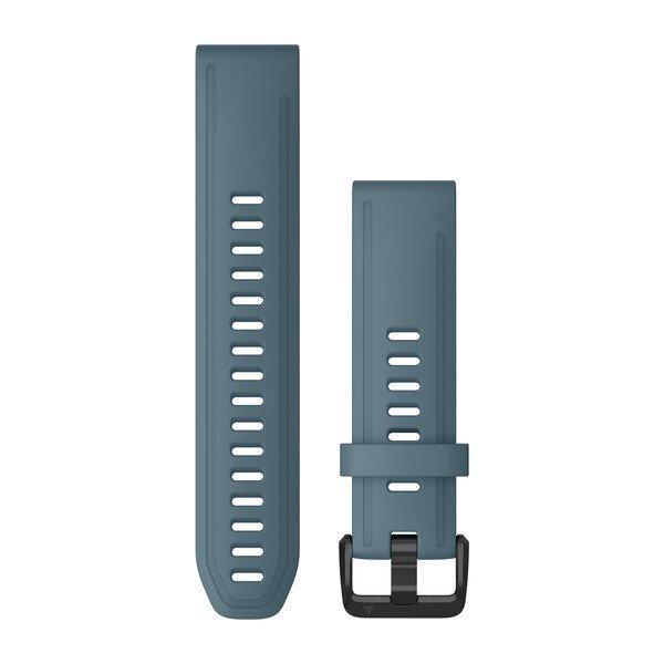 Óraszíj Garmin 20 mm tópart kék szilikon, fekete csat (QuickFit) Fenix 6S
Okosórához