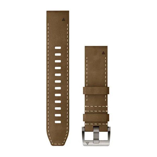 Óraszíj Garmin 22 mm bőr/FKM hibrid, tundra/fekete (QuickFit), MARQ (Gen 2)
Okosórához