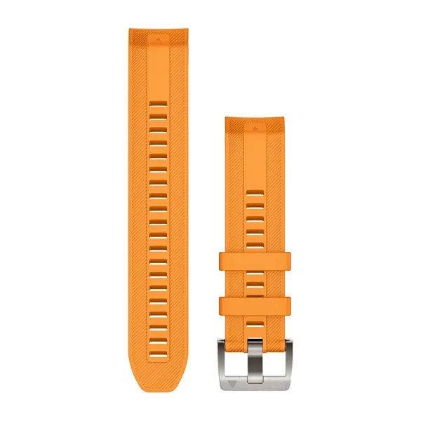 Óraszíj Garmin 22 mm narancssárga szilikon (QuickFit), MARQ (Gen 2)
Okosórához