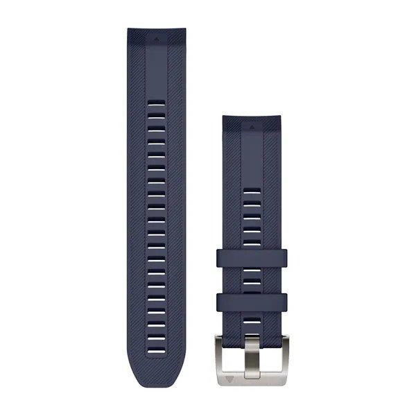 Óraszíj Garmin 22 mm navy szilikon (QuickFit), MARQ (Gen 2) Okosórához
