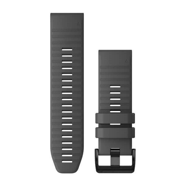 Óraszíj Garmin 26 mm palaszürke szilikon, fekete csat (QuickFit) Enduro
Okosórához