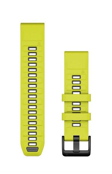 Óraszíj Garmin 22 mm sárga/grafit (QuickFit) Okosórához