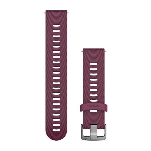 Óraszíj Garmin 20 mm bogyó szilikon, rozsdamentes csat (Quick Release)
Forerunner 245 Okosórához