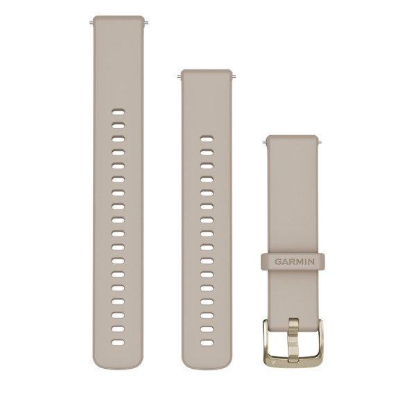 Óraszíj Garmin 18 mm francia szürke szilikon (Quick Release) Venu 3S
Okosórához
