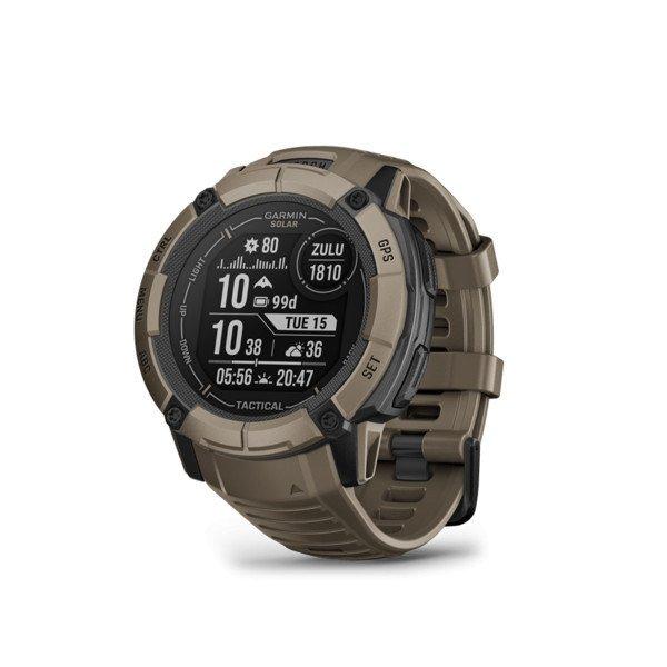 Garmin Instinct 2X Solar Tactical coyote (ED) Okosóra