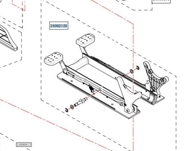 Haswing Cayman B80 orr rögzítő mechanizmus HSW