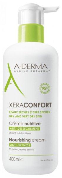 A-DERMA Tápláló testápoló krém száraz és
nagyon száraz bőrre XeraConfort (Nourishing Cream) 400 ml