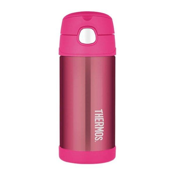 Thermos FUNtainer Gyermek termosz szívószállal -
rózsaszín 355 ml