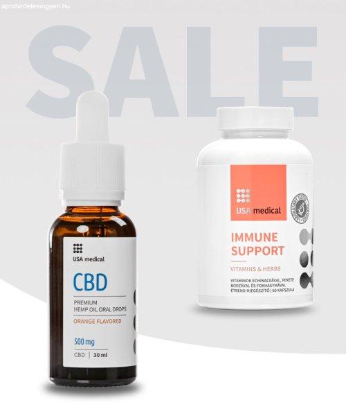 CBD Olaj 500 mg + Immune Support