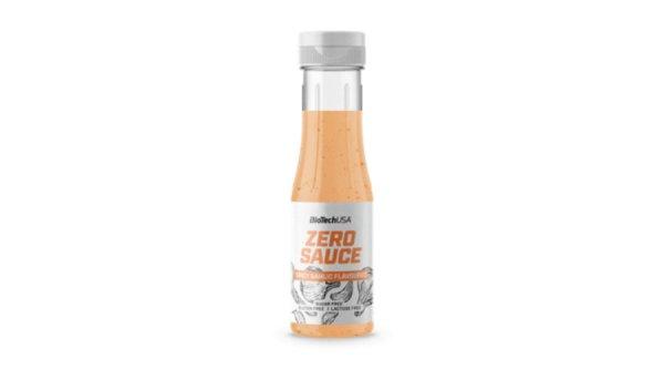 Biotech zero sauce fűszeres fokhagyma 350 ml