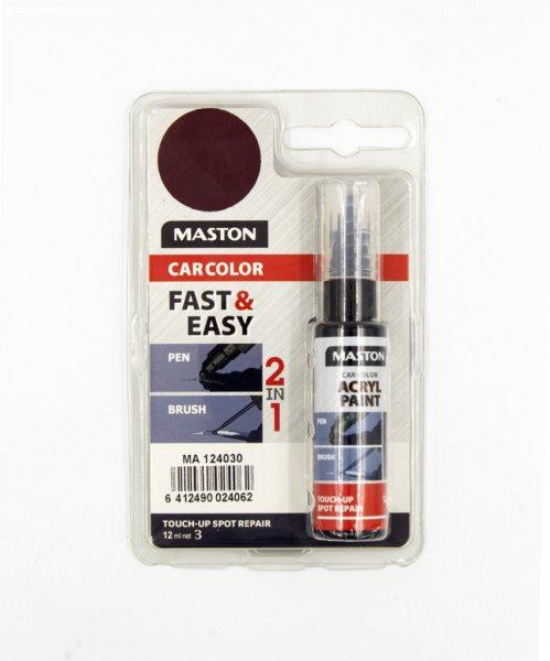 Maston, Javító Stift, 2in1, Sötétbordó, 12ml