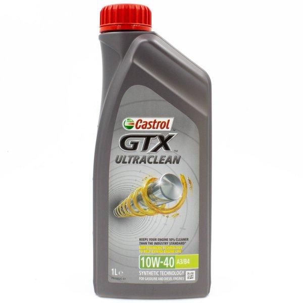 Castrol, Gtx Ultraclean Motorolaj - 10W-40 - 1L