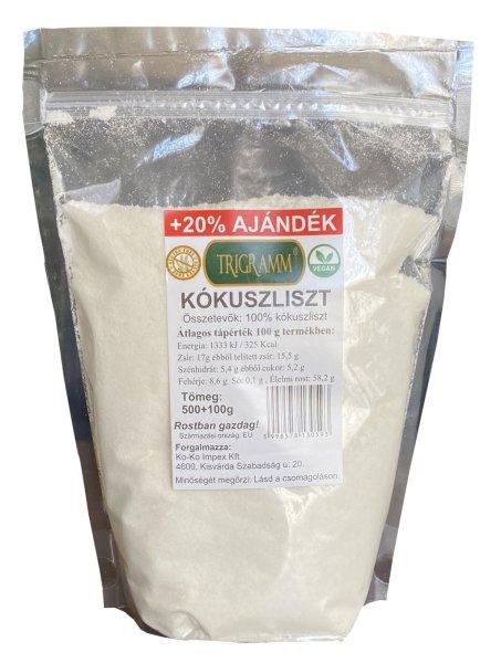 Trigramm kókuszliszt 500g+20% ajándék 600 g