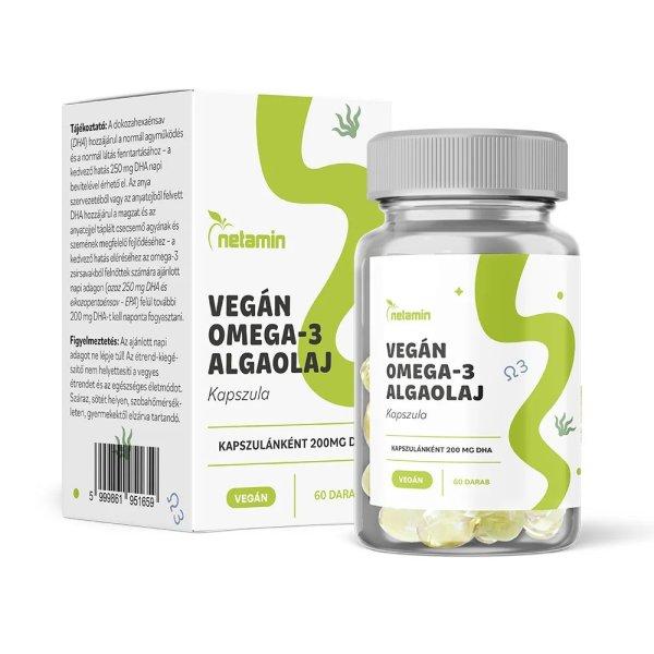 Netamin vegán omega-3 algaolaj kapszula 60 db