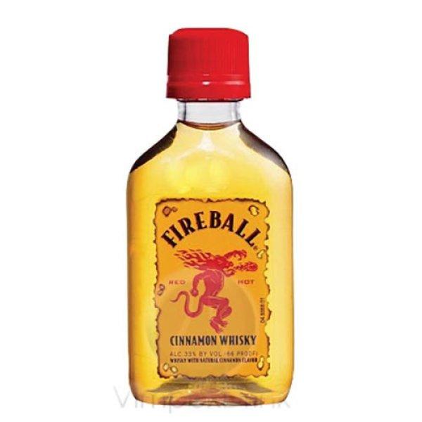 W Fireball Cinnamon Whisky 0,05l 33%