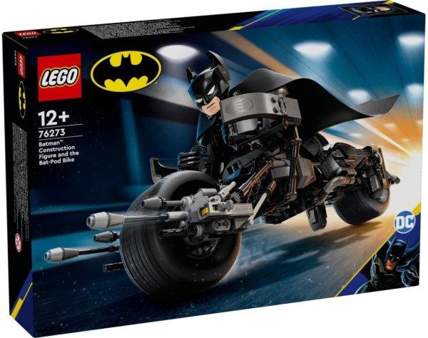 Lego DC 76273 - Batman építőfigura és a batmotor