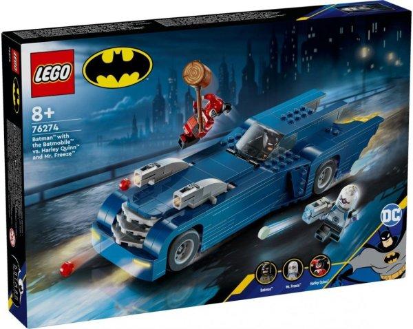 Lego DC 76274 - Batman és a Batmobile vs. Harley Quinn és Mr. Freeze