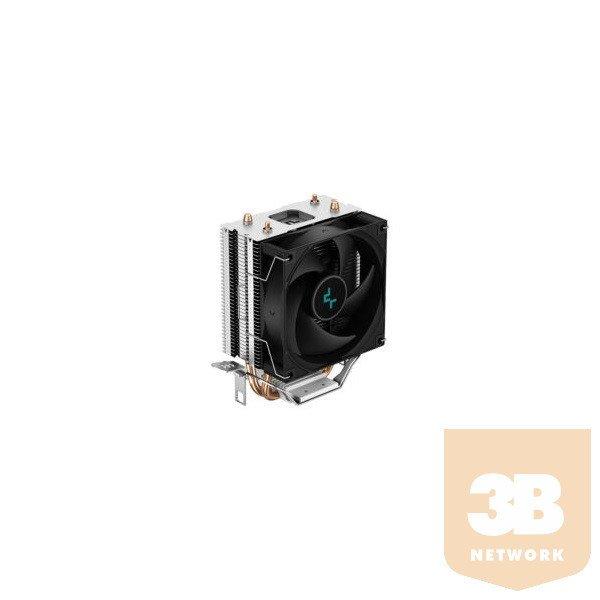 DeepCool CPU Cooler - AG200 (30,5 dB; max, 62,43 m3/h; 4pin csatlakozó, 2 db
heatpipe, 9cm, PWM)