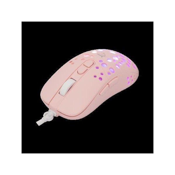 WHITE SHARK TRISTAN-P WS GM-9004P gamer egér 7D / 12000 dpi pink RGB