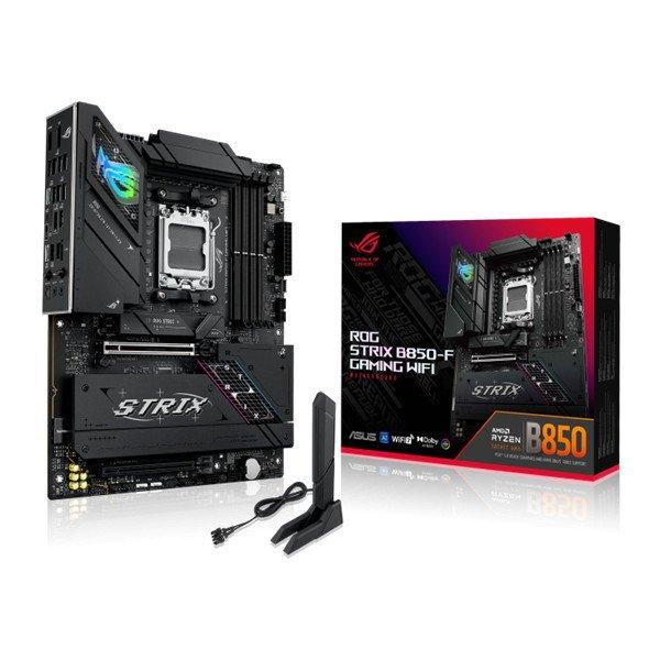 Asus Alaplap - AMD ROG STRIX B850-F GAMING WIFI AM5 (B850, ATX, 4xDDR5 8000+MHz,
2xSATA3, 4x M.2, HDMI+DP)