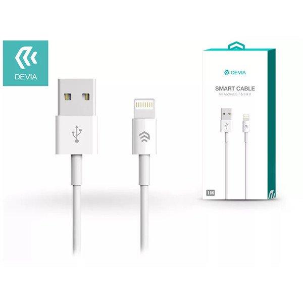 DEVIA APPLE IPHONE LIGHTNING USB TÖLTŐ- ÉS ADATKÁBEL 1 M-ES VEZETÉKKEL -
SMART CABLE LIGHTNING - WHITE