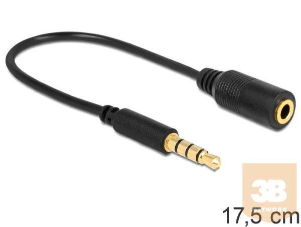 Delock Cable Stereo jack 3.5 mm 4 pin > Stereo plug 3.5 mm 4 pin (changes
pin)